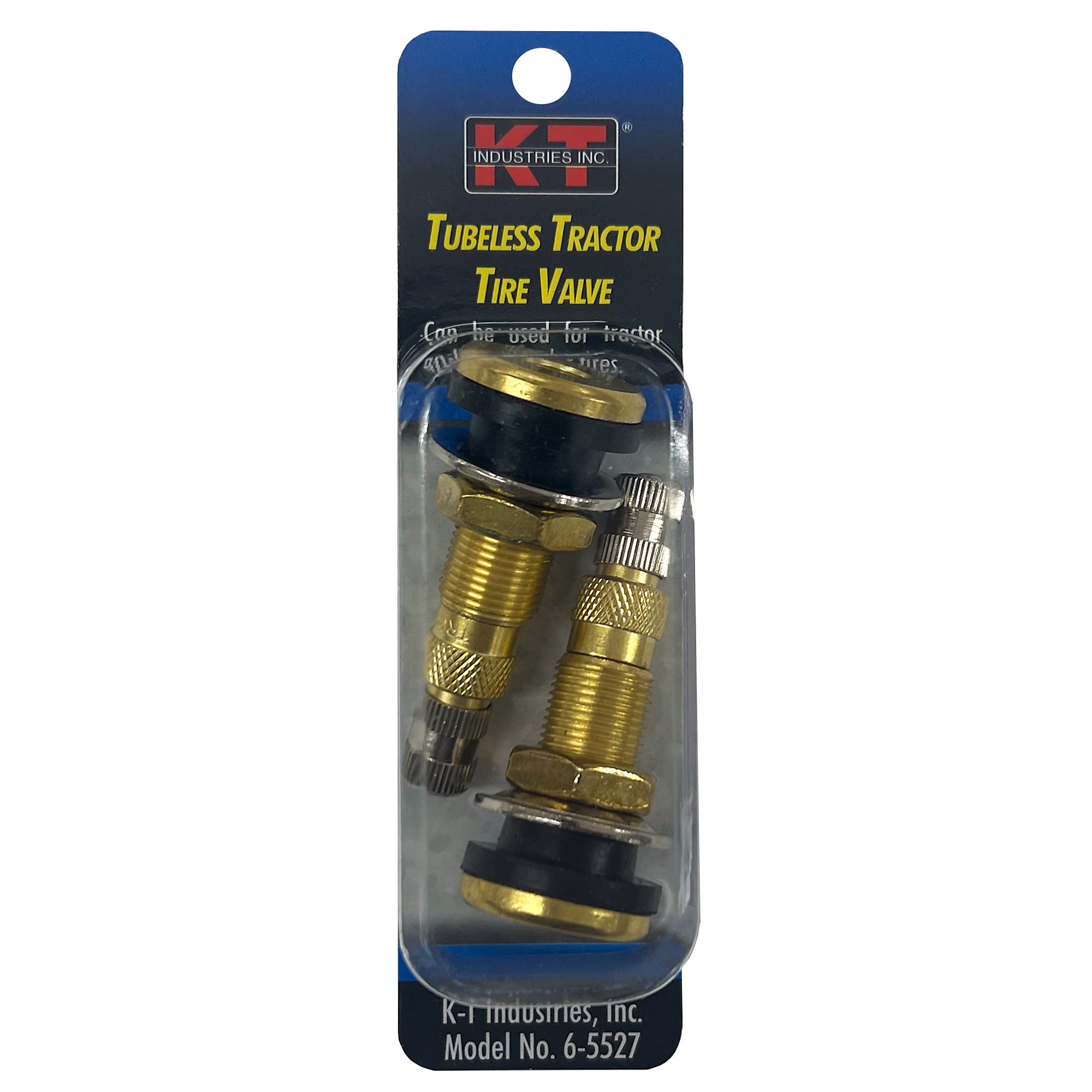 K-T Industries Tubeless Fast Flow Valve — Large Bore, Air/Liquid, 2 Pcs, Model# 6-5527
